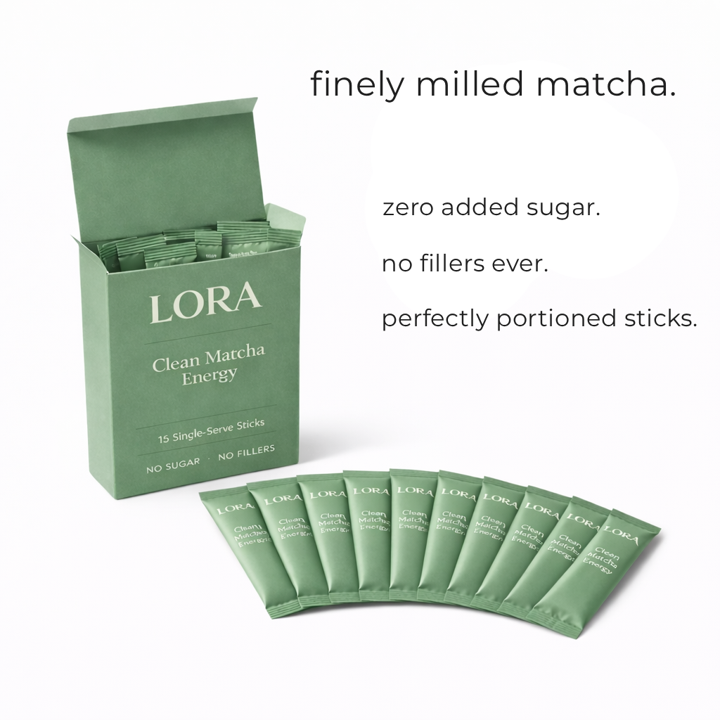 LORA Matcha Energy Sticks